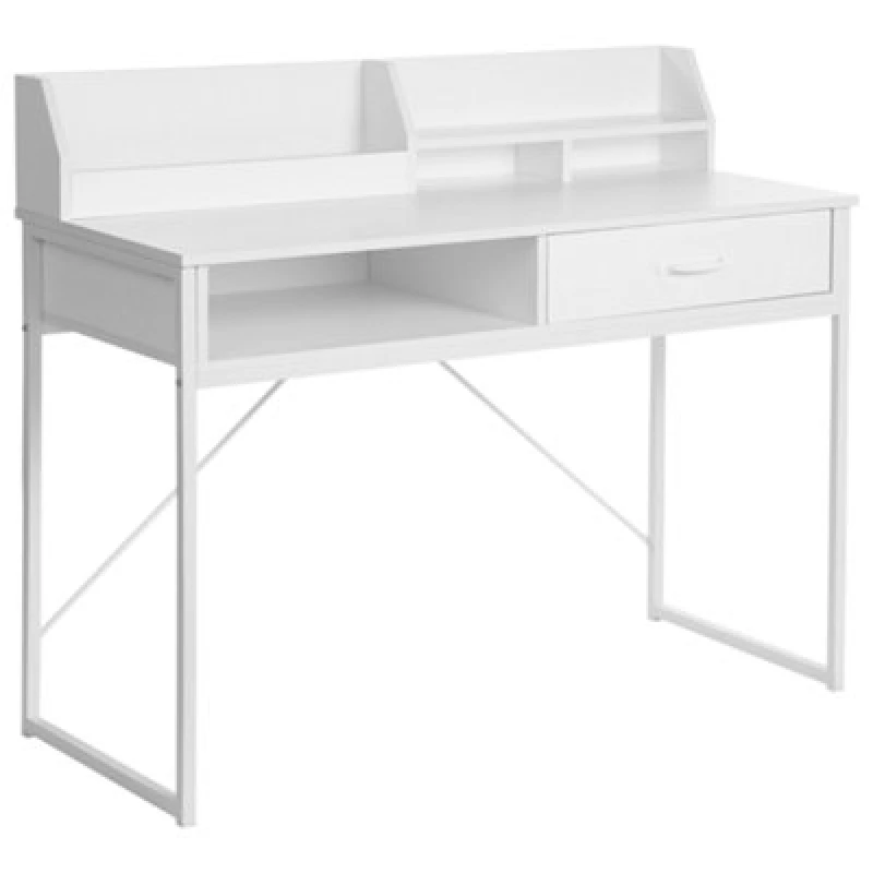Image of Beliani Home Office Desk Zyra White 110 Cm 50 Cm