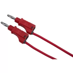 image of PJP 2110-100R 100cm 4mm Red Stackable Lead