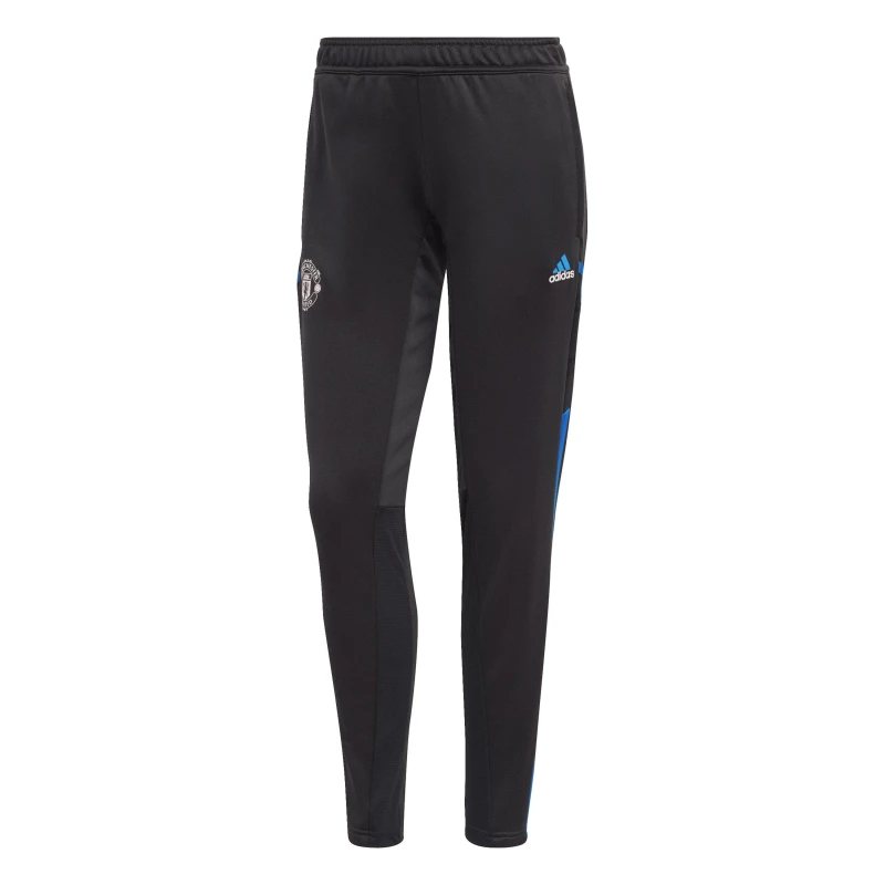 Image of adidas Womens Manchester United Tracksuit Bottoms Black female 6 (XXS)