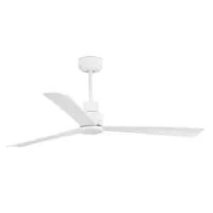 image of Nassau White Ceiling Fan With DC Motor Smart - Remote Included