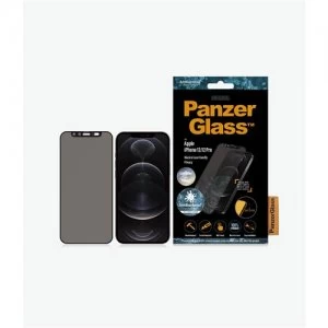 Image of PanzerGlass Apple iPhone 12/12 Pro Edge-to-Edge Privacy Camslider Anti-Bacterial