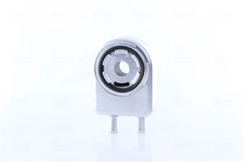 Image of NISSENS 91451 Oil Cooler ** FIRST FIT ** with gaskets/seals, without filter Aluminium Oil Cooler,engine oil (469)