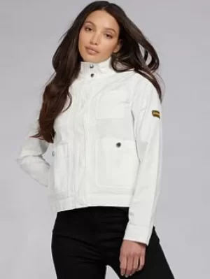 Image of Barbour International Reine Casual Jkt -optic White, Size 12, Women