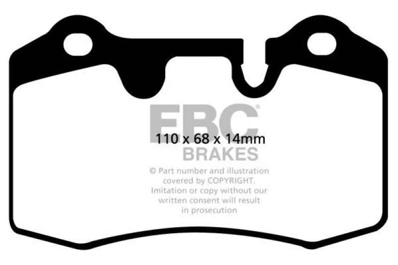 Image of EBC Brakes Brake pad set EBC Brakes DP41909R