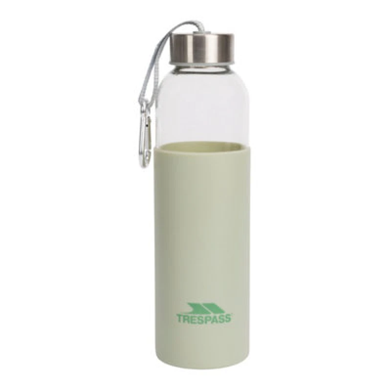 Image of Trespass Trespass Glass 500ml Bottle in Dark Grey Dark Grey One Size Unisex 5063750874029