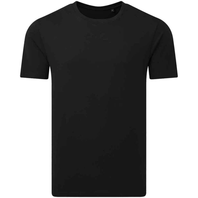 Image of Anthem Mens Midweight T-Shirt in Black Size: XS Black Male XS