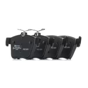 Image of VALEO Brake pad set FIRST Rear Axle 302444 Brake pads,Brake pad set, disc brake VW,AUDI,SKODA,GOLF VI (5K1),Golf VII Schragheck (5G1, BQ1, BE1, BE2)