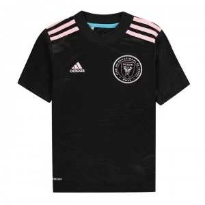 Image of adidas Inter Miami Away Shirt 2021 Junior - Black/pink
