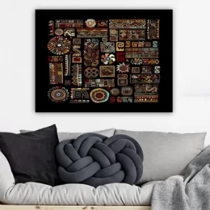 Image of 429224581_70100 Multicolor Decorative Canvas Painting
