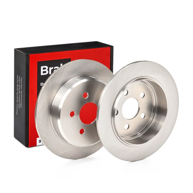 Image of RIDEX 82B0093 Brake disc Rear Axle, solid, Cast Iron, Uncoated, Untreated, without bolts/screws Cast Iron Brake Disc (82)