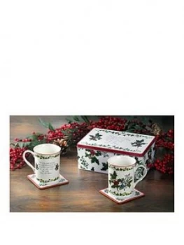 Image of Portmeirion Holly & Ivy 5 Piece Tin Set
