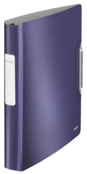 Image of Leitz Active Style SoftClick 4-D Binder A4 30mm Blue PK5