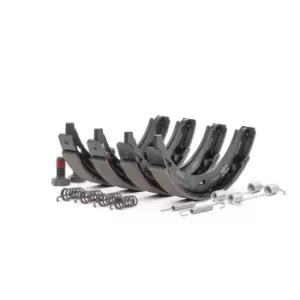Image of TRW Handbrake Shoes MERCEDES-BENZ GS8208 1244200220,1244200320,1244200520 Parking Brake Pads,Handbrake Pads,Brake Shoe Set, parking brake 1244200720