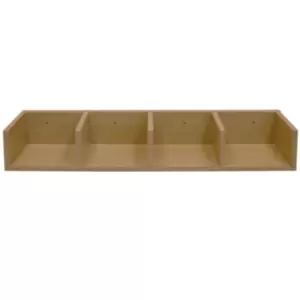 Image of Techstyle Virgo 84 Cd / 56 DVD / Bluray / Video Media Wall Storage Shelf Beech