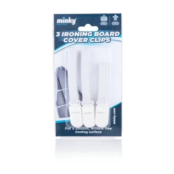 Image of Minky Ironing Board Cover Clips Pack 3