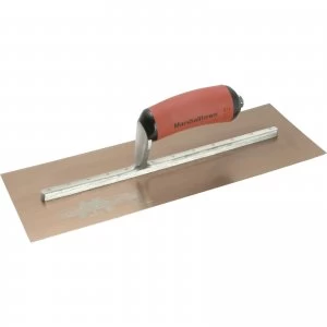 Image of Marshalltown Gold Stainless Steel Pre Worn Plasterers Trowel 14 5