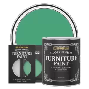 image of Rust-Oleum Gloss Furniture & Trim Paint - EMERALD - 750ml