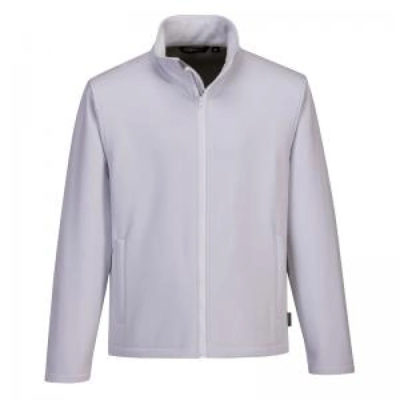 Image of Portwest Mens Print and Promo Softshell Jacket TK20WHRL Colour: White