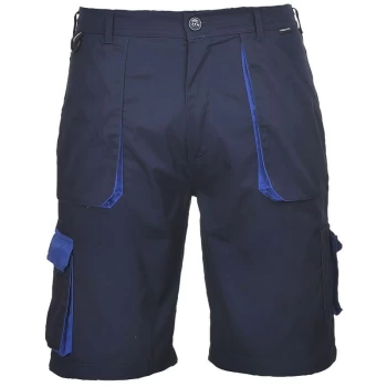 image of Portwest - TX14NARL - sz L Texo Contrast Shorts - Navy