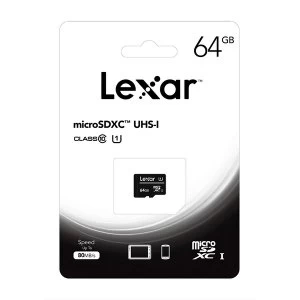 Image of Lexar LFSDM10-64GABC10 High Performance microSDHC C10 64GB