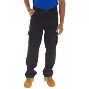 image of Click Traders Newark Trousers Black - Size 44T