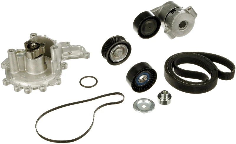 Image of GATES Water Pump + V-Ribbed Belt Kit GATES KP16PK1640