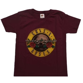 Image of Guns N' Roses - Classic Logo Kids 3-4 Years T-Shirt - Red