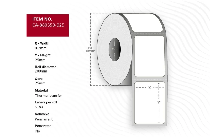 Image of CAPTURE Lel 102 x 25mm. Core 76mm.