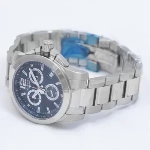 Conquest Quartz Chronograph Grey Dial Mens Watch