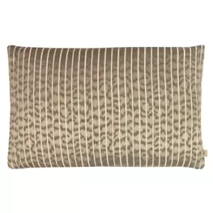 Image of Wrap Caracal Striped Cushion Bronze
