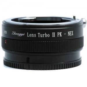 image of Zhongyi Lens Turbo Adapters ver II for Pentax K Lens to Sony E Mount Camera