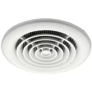 Image of Cyclone White Non Illuminate High Powered Inline Fan