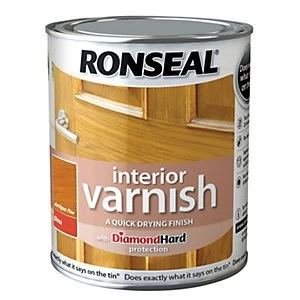 Image of Ronseal Interior Varnish - Gloss Antique Pine 750ml
