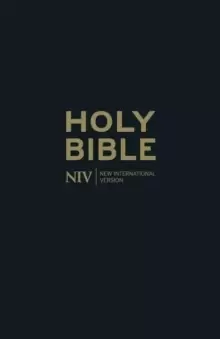 Image of NIV Thinline Black Leather Bible