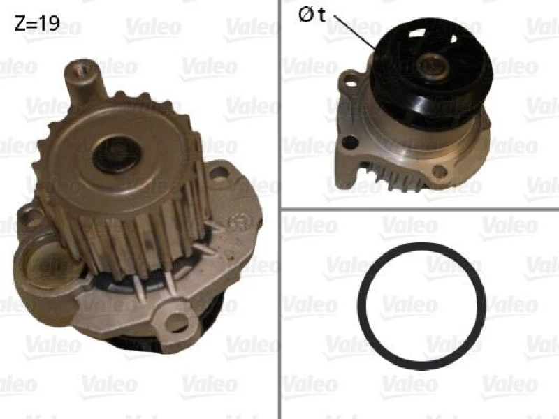 Image of Water pump VALEO 506874