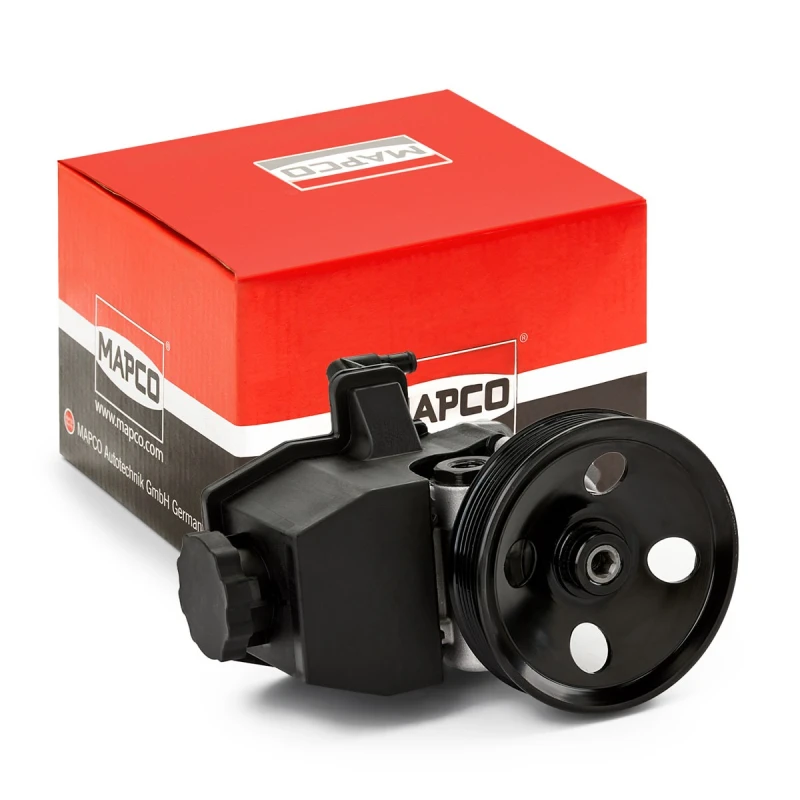 Image of MAPCO 27881 Power Steering Pump with expansion tank, Belt Pulley Ø: 129mm, Number of ribs: 6 Hydraulic Pump,steering system (12)