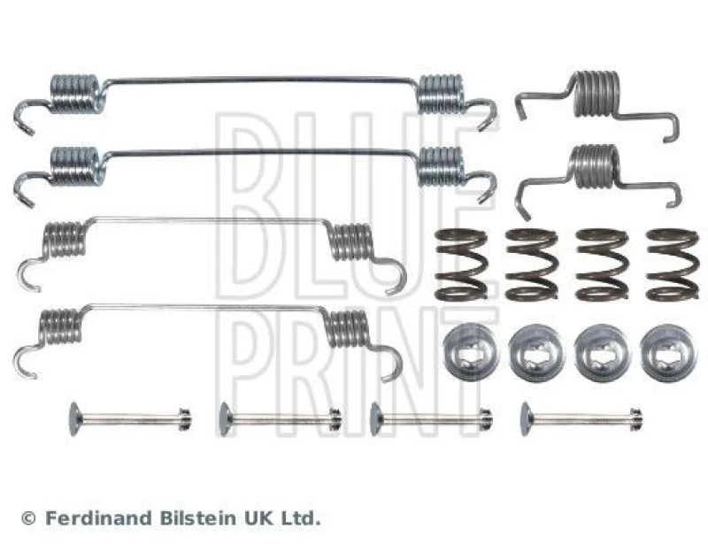 Image of Blue PRINT Brake shoe fitting kit Blue PRINT ADBP410064