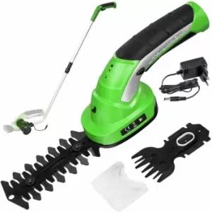 image of Tectake 401542 7.2V Cordless Telescopic Pole Hedge Trimmer