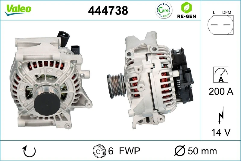 Image of Alternator VALEO 444738