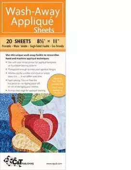 Image of Wash-Away Applique Sheets by Beth Ferrier