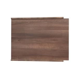 Cooke Lewis Adelphi Walnut effect Natural Bath end panel W645mm - main image