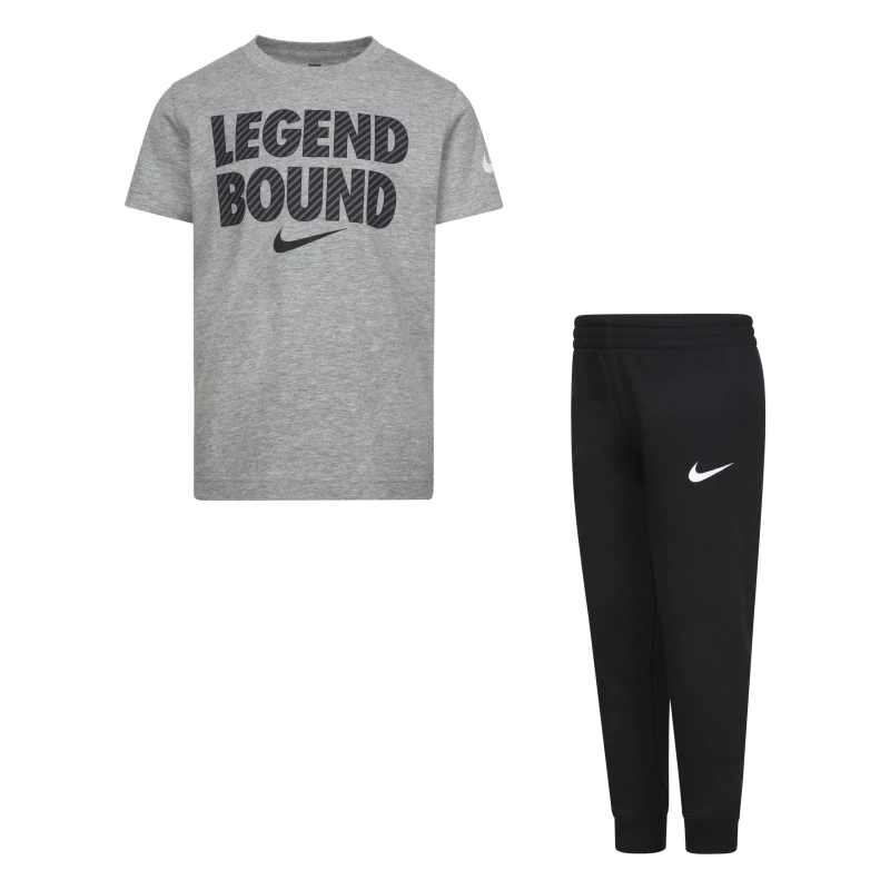 Image of Nike Jogger Pant Set - Black 4 - 5 Years