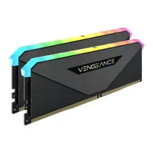 Image of Corsair Vengeance RGB RT Gunmetal 16GB 4000MHz DDR4 Memory Kit