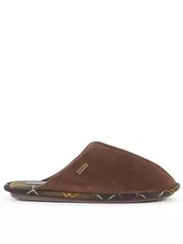 image of Barbour Foley Slipper, Brown, Size 12, Men