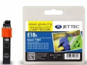 Image of JetTec Epson T1801 Black Ink Cartridge