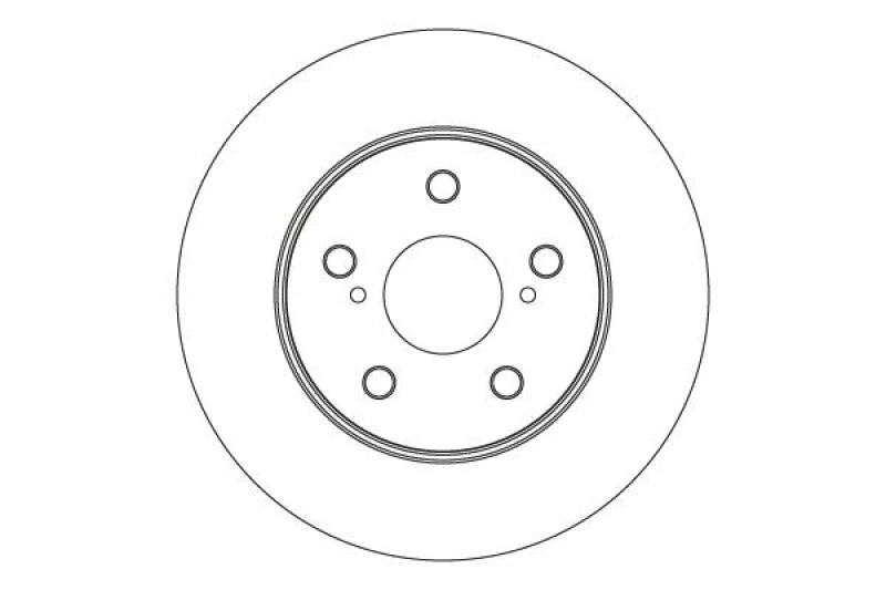 Image of Brake disc TRW DF6838