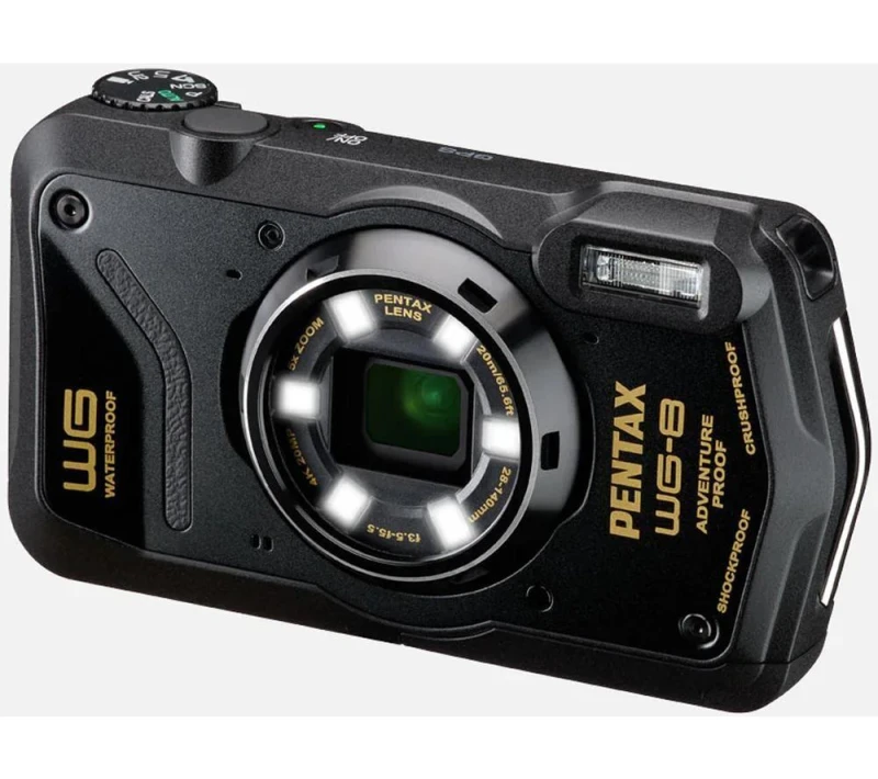 Image of PENTAX WG-8 Tough Compact Camera - Black 027075310407
