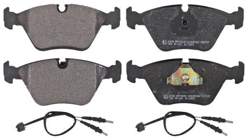 Image of A.B.S. 36774 Brake pad set with integrated wear sensor Brake Pad Set,disc brake (402)