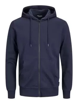 Image of JACK & JONES Basic Zipped Hoodie Men Blue