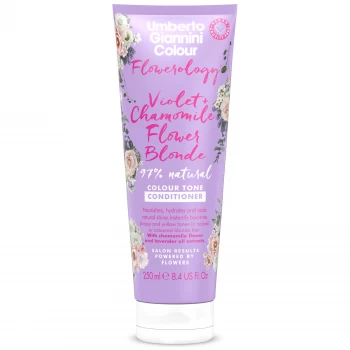 image of Umberto Giannini Flowerology Violet + Chamomile Blonde Conditioner 250ml